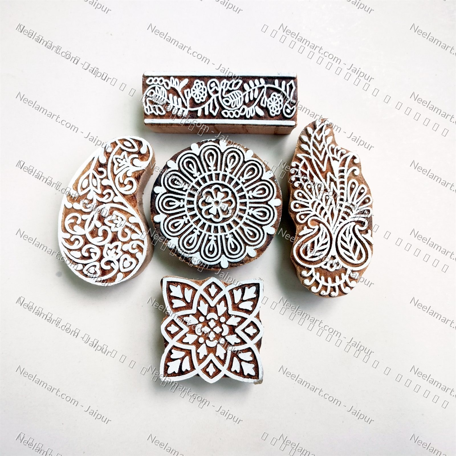 Assorted Traditional Buti Print Set